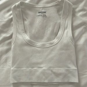 White Garage Tank